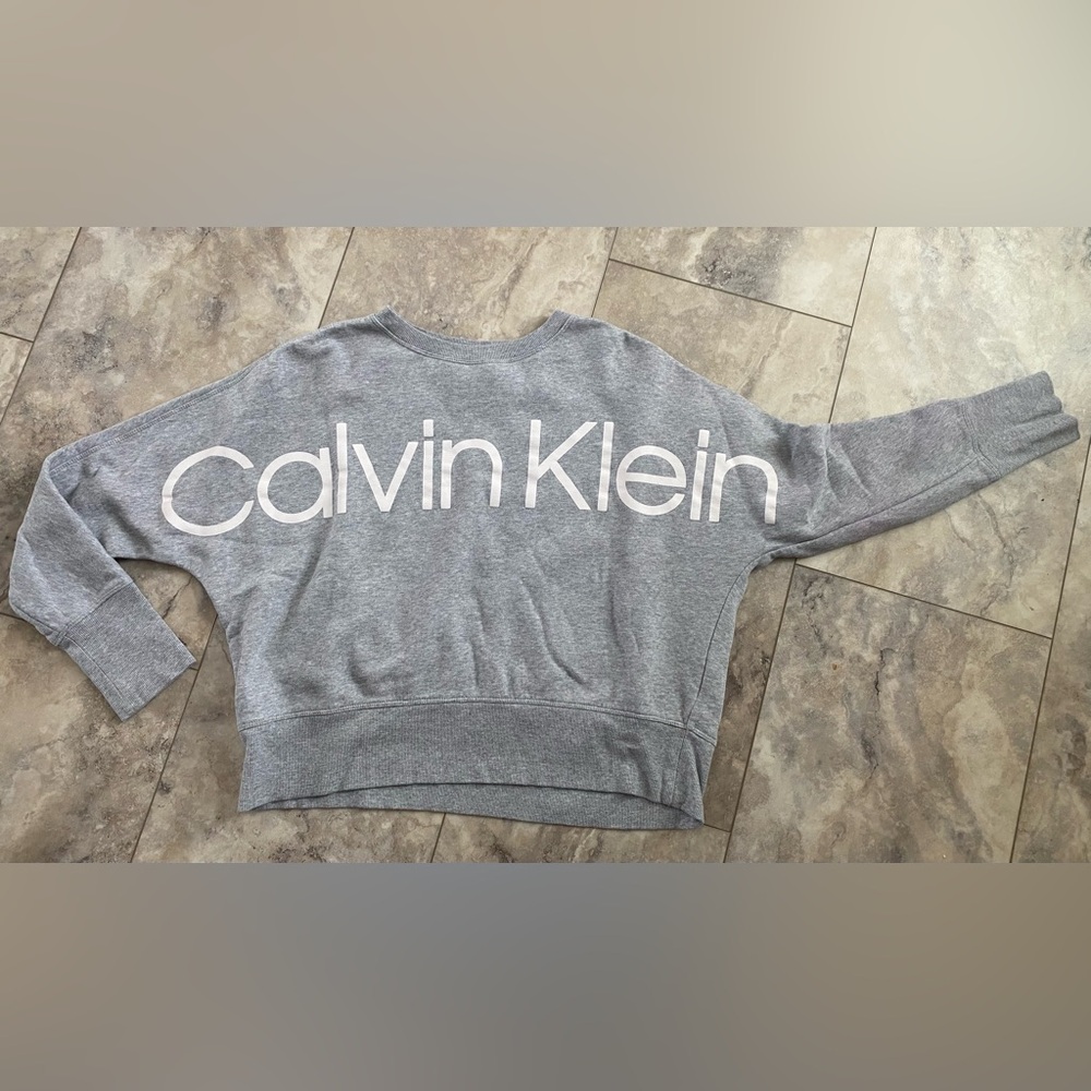 Calvin Klein Gray Sweatshirt